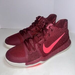 Nike Kyrie 3 Hot Punch 2016 Red Pink Size 7Y Sneakers 859466-681 Women's 7